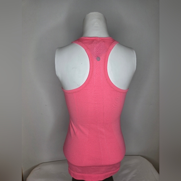 lululemon athletica Tops - Lululemon Size 2 - Cutout Fitted Sleveless Vibrant Pink Tank Top
